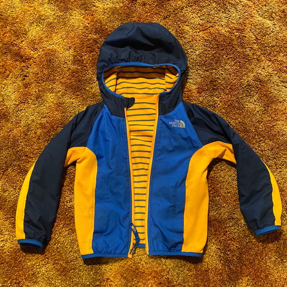 North Face fleece windbreaker jacket